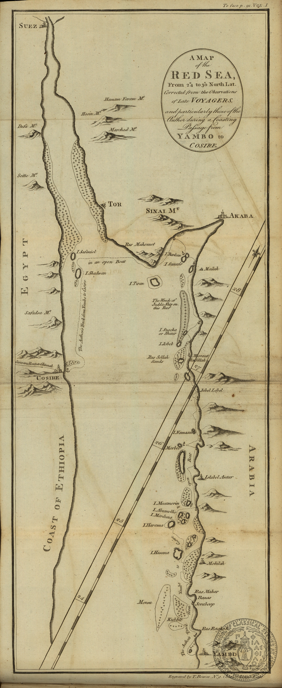 A map of the Red Sea…
